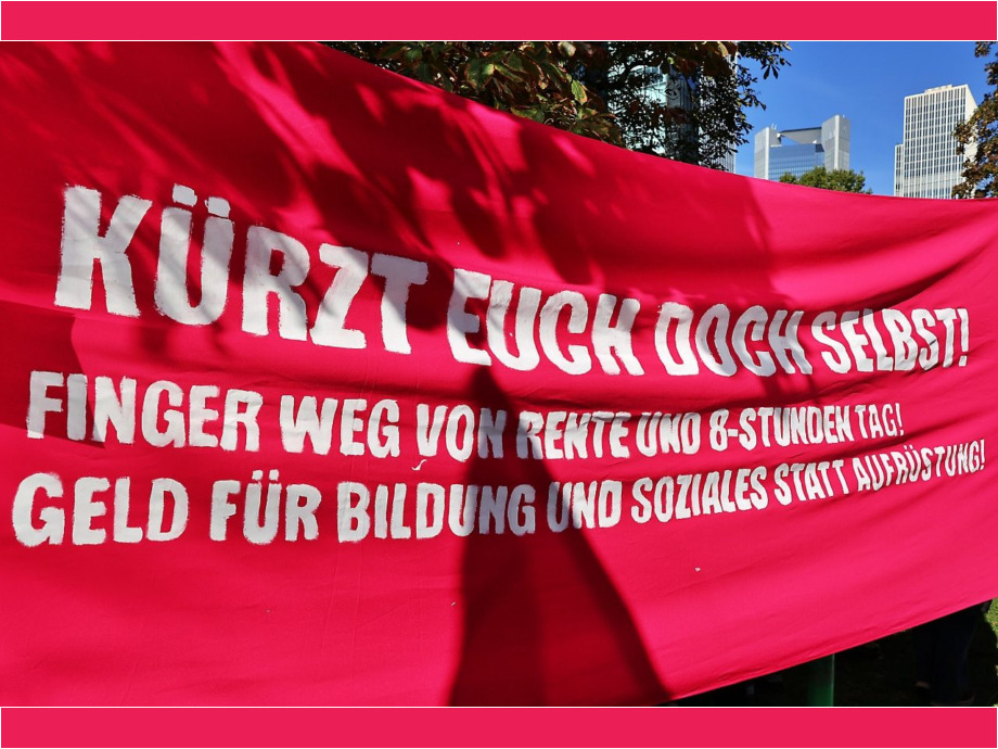 Für einen gerechten Sozialstaat